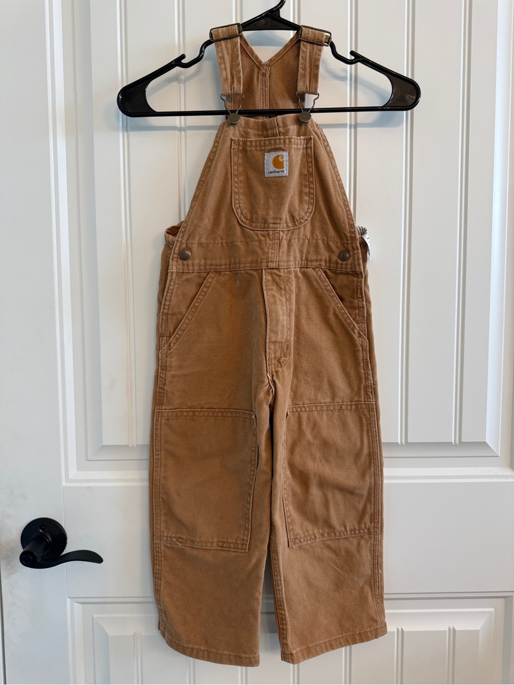 Carhartt Kids Brown Bib Overalls Size 4